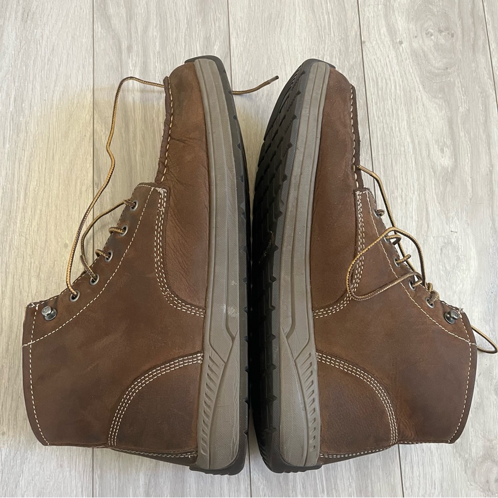 Carhartt Men's lightweight wedge Moc Toe Chukka DK Brown Work Boots sz 13 - Picture 3 of 9